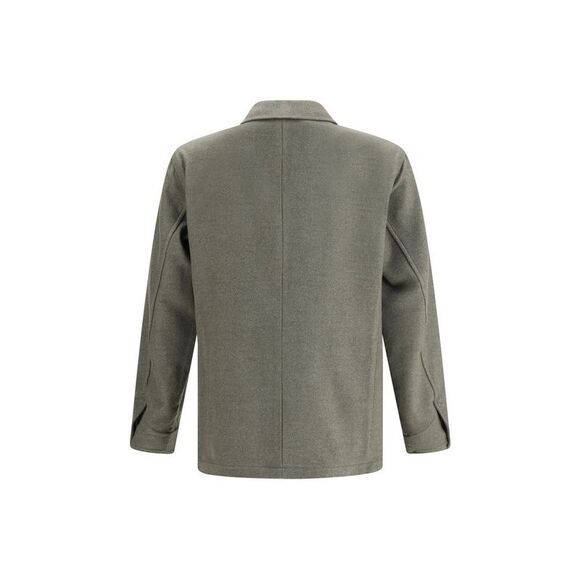 Finamore Bicolor Fleece Wool Men's Coat